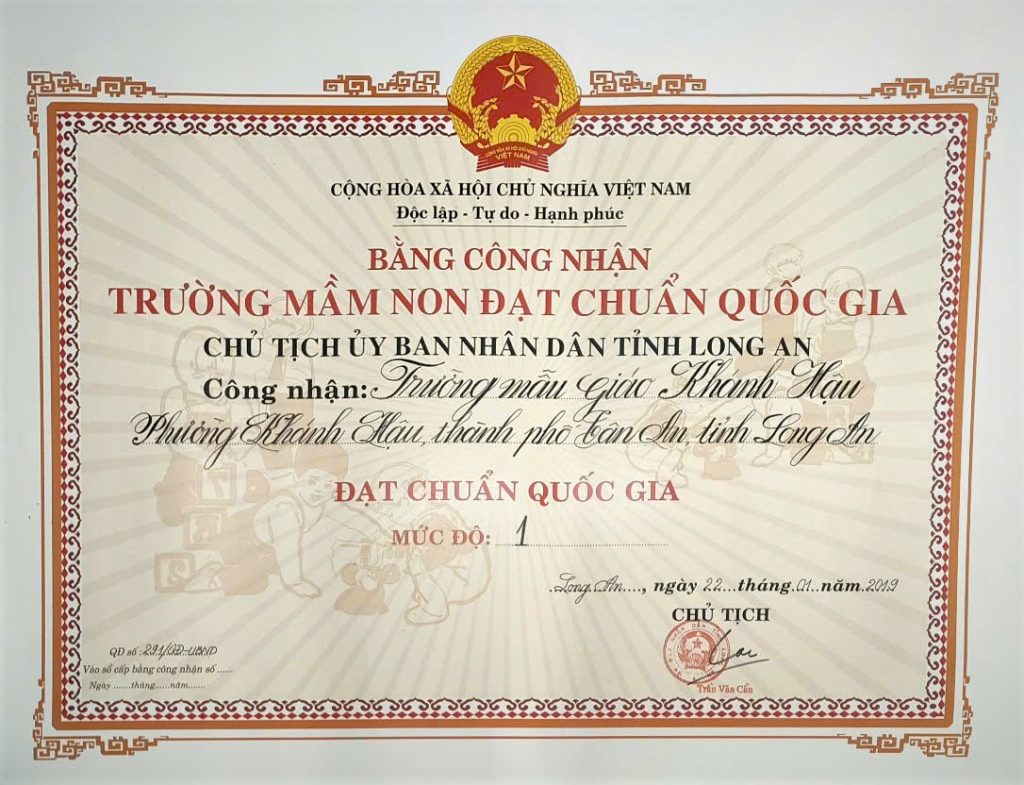 QUYET DINH CHUAN QUOC GIA